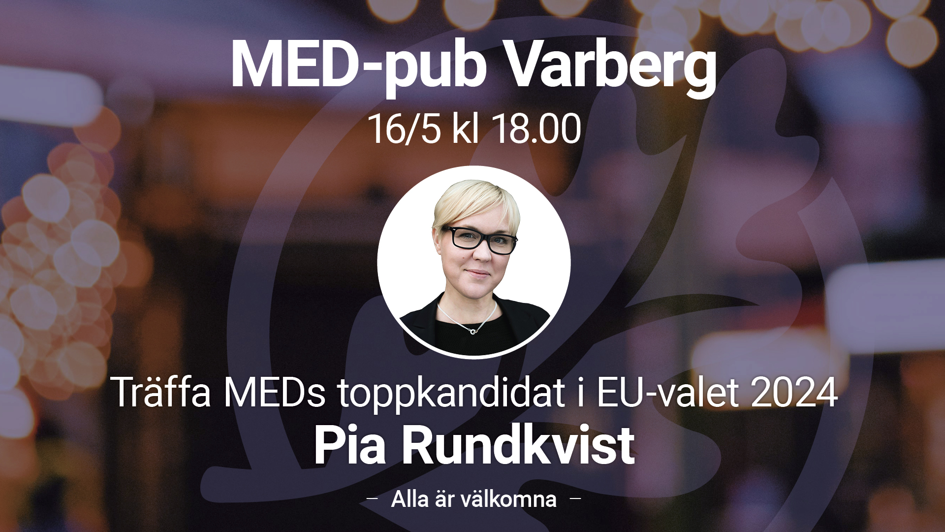 MED-pub med gäst Pia Rundkvist