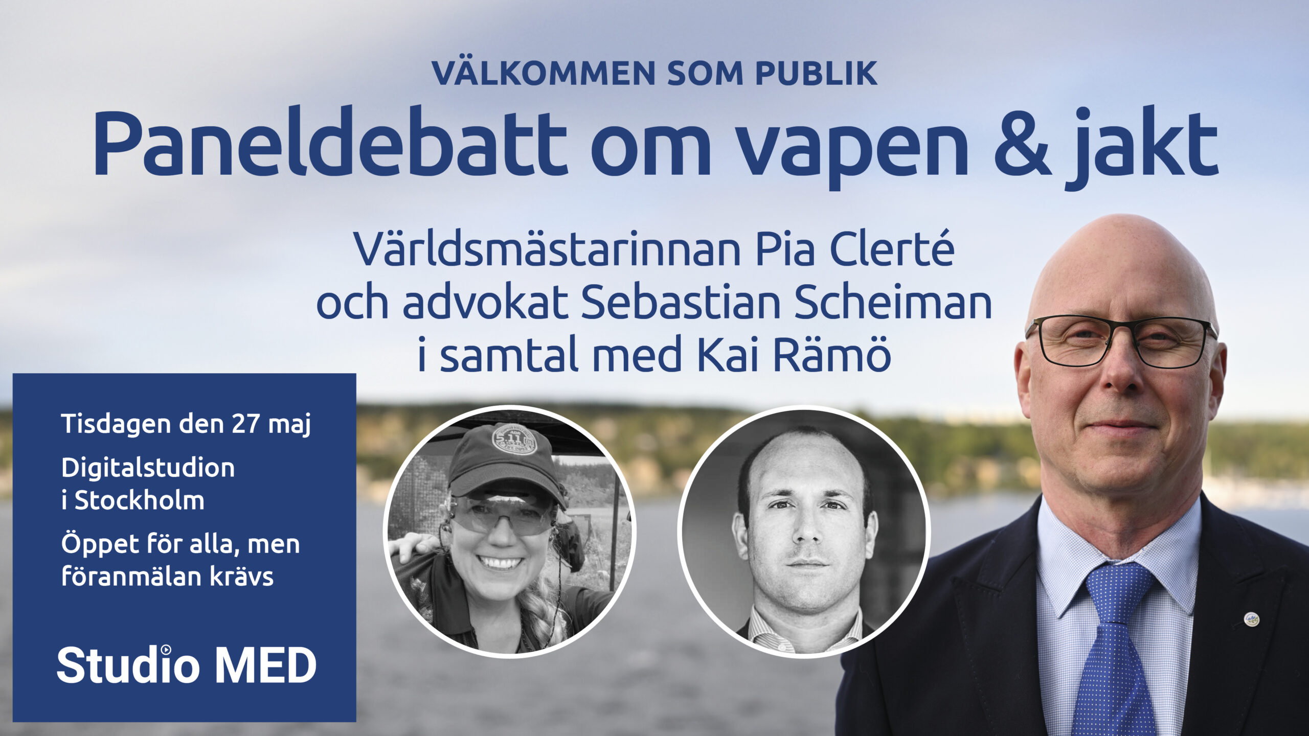 Kai Rämö i paneldebatt om jakt och vapen